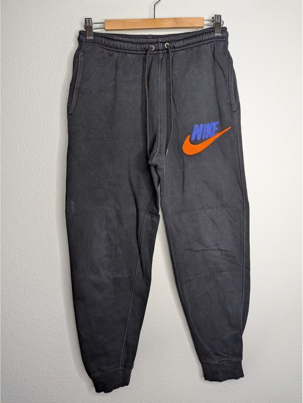 Nike Sportswear Embroidered Logo Jogger Sweatpants Black Size S